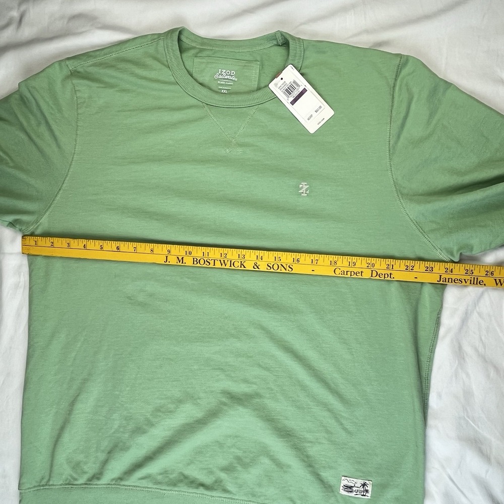 IZOD‎ Saltwater Pullover Relaxed Classic Terry Crew Neck Pullover Men's Size 2XL - Picture 9 of 13